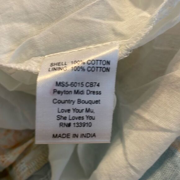 Show Me Your‎ Mumu Peyton Midi Dress Country Bouquet XXL - Picture 8 of 9